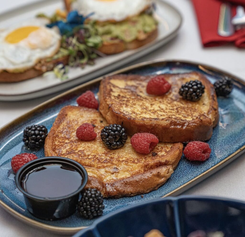 Brunch at Don Rene Restaurant and Lounge in White Plains NY featuring stuffed French toast and signature brunch dishes